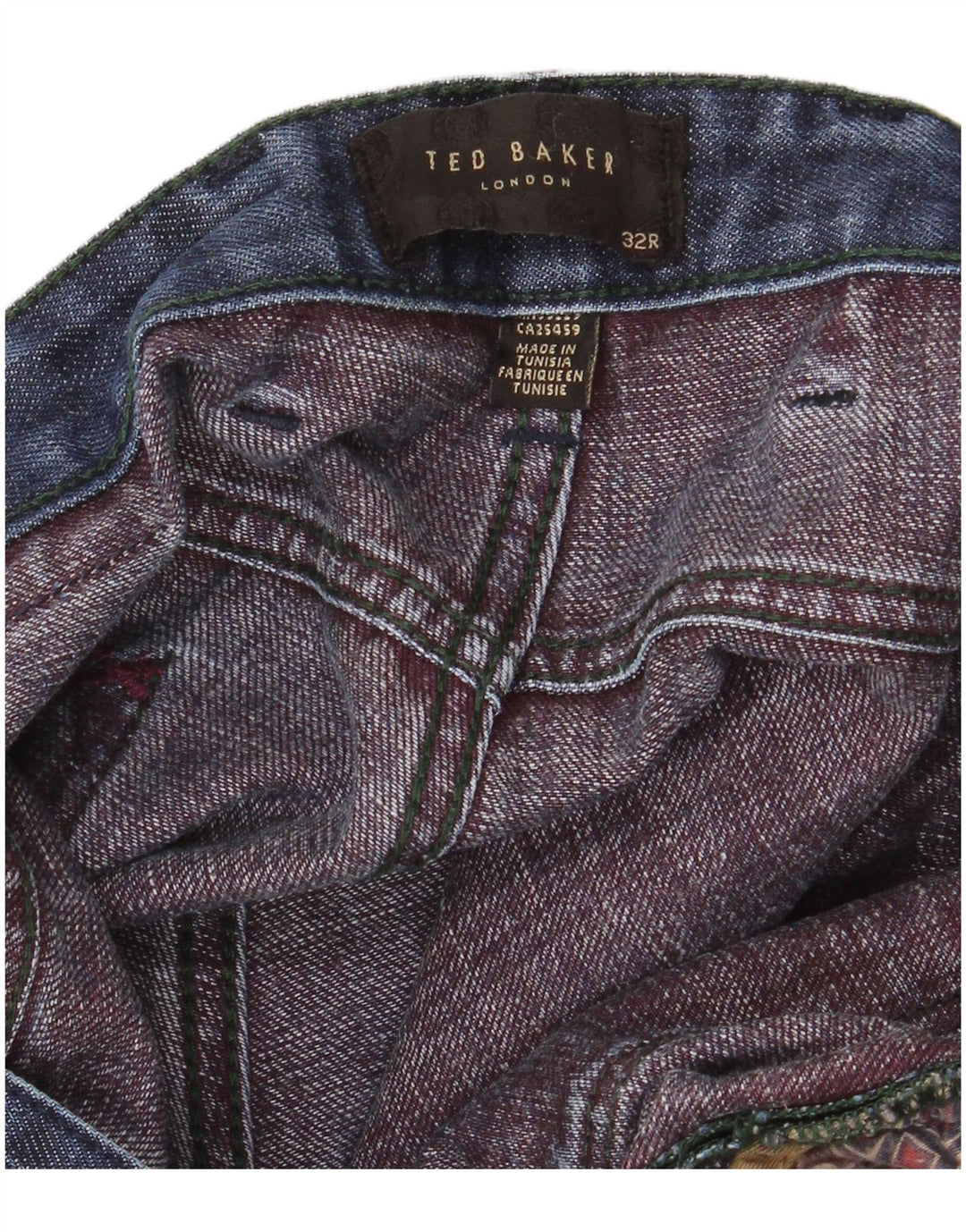 Мужские прямые джинсы TED BAKER W32 L32 Темно-синие