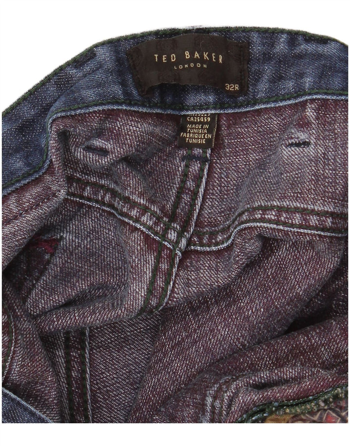Мужские прямые джинсы TED BAKER W32 L32 Темно-синие