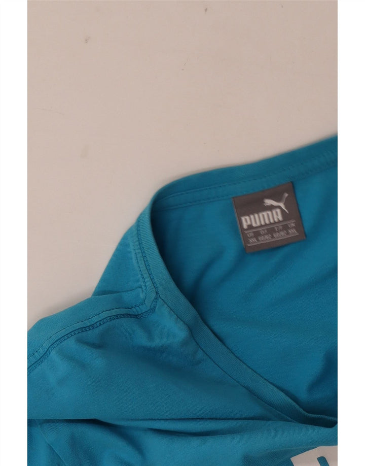 Мужская футболка с рисунком Puma 2XL, синяя