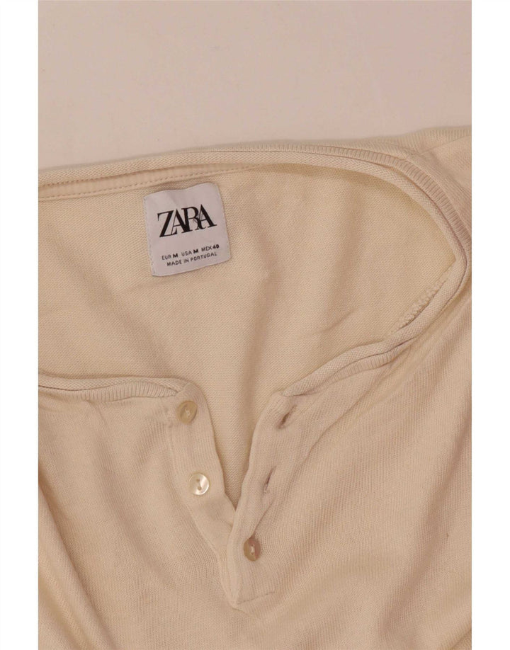 Футболка мужская Zara Top Medium Бежевая