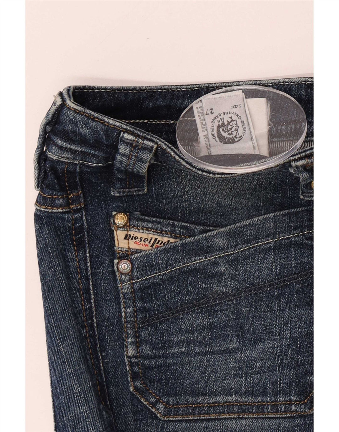 Женские узкие джинсы Diesel W27 L33 синие