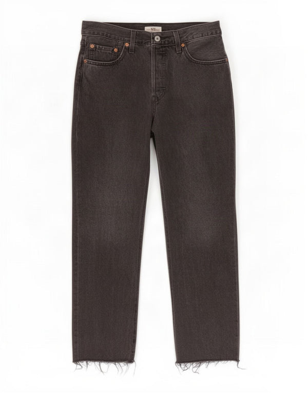 Женские прямые джинсы Levi's 501 W29 L28, серый хлопок
