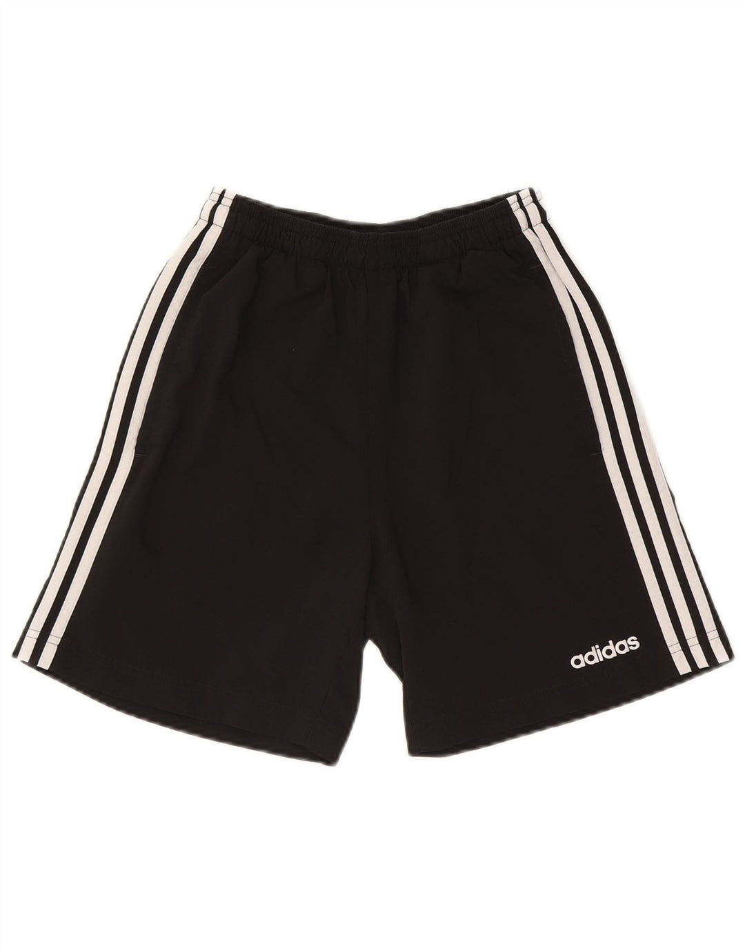 Мужские спортивные шорты Adidas, маленькие черные из полиэстера