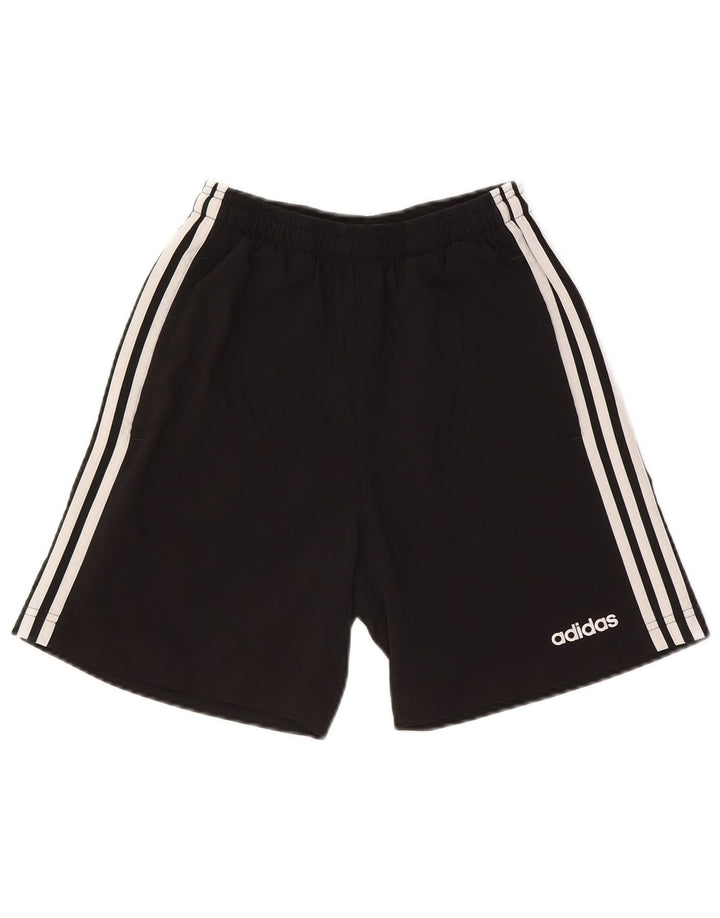 Мужские спортивные шорты Adidas, маленькие черные из полиэстера