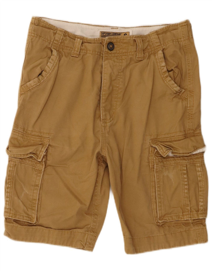 Мужские шорты-карго Superdry, маленькие W29, бежевые, хлопок