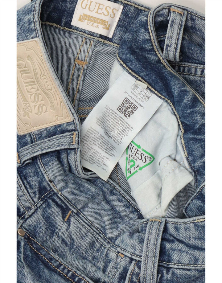 Женские прямые джинсы Guess W29 L31 синие, хлопок