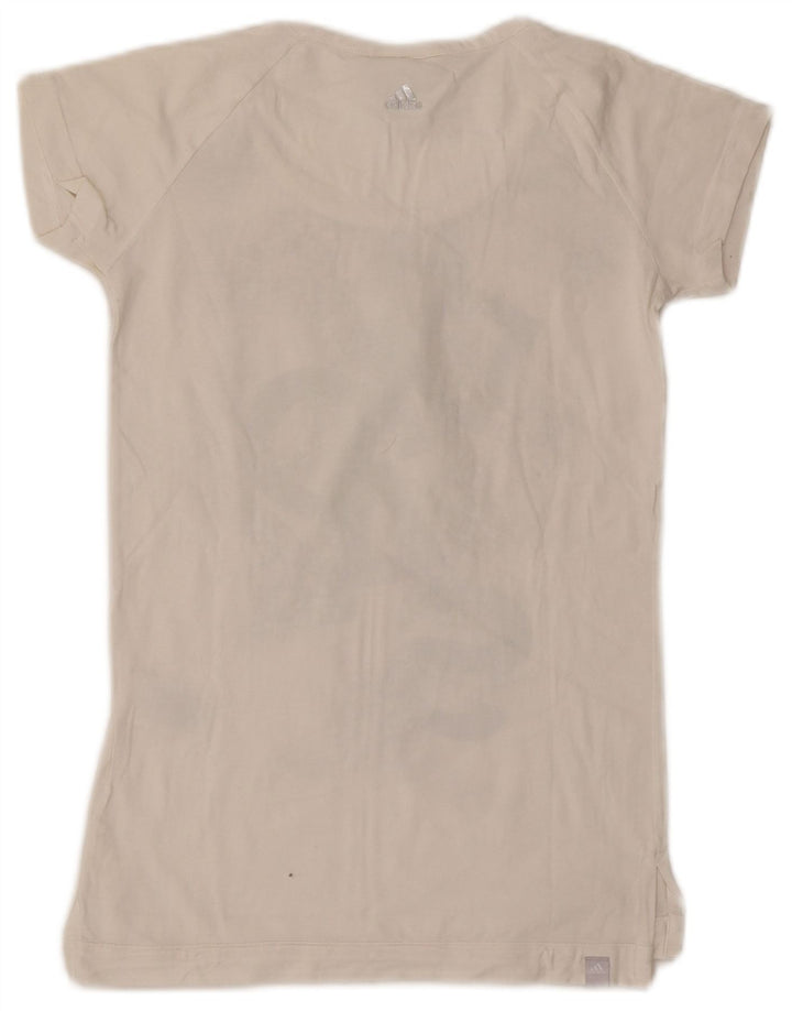 Женская футболка с графическим рисунком ADIDAS Top UK 10, маленький белый хлопок с животным принтом