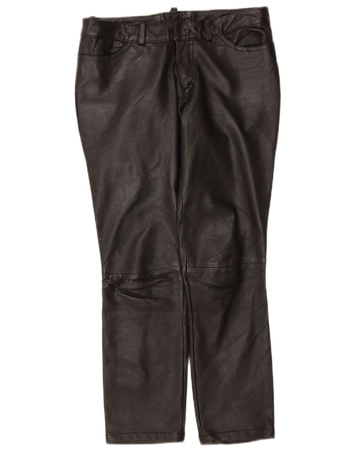 Женские кожаные брюки Zen EU 38 Medium W28 L26 Черные кожаные