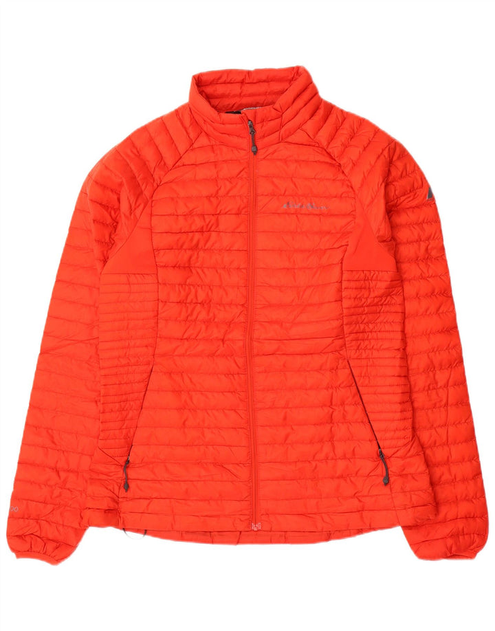 Женская стеганая куртка EDDIE BAUER UK 10, маленькая, красный, полиэстер