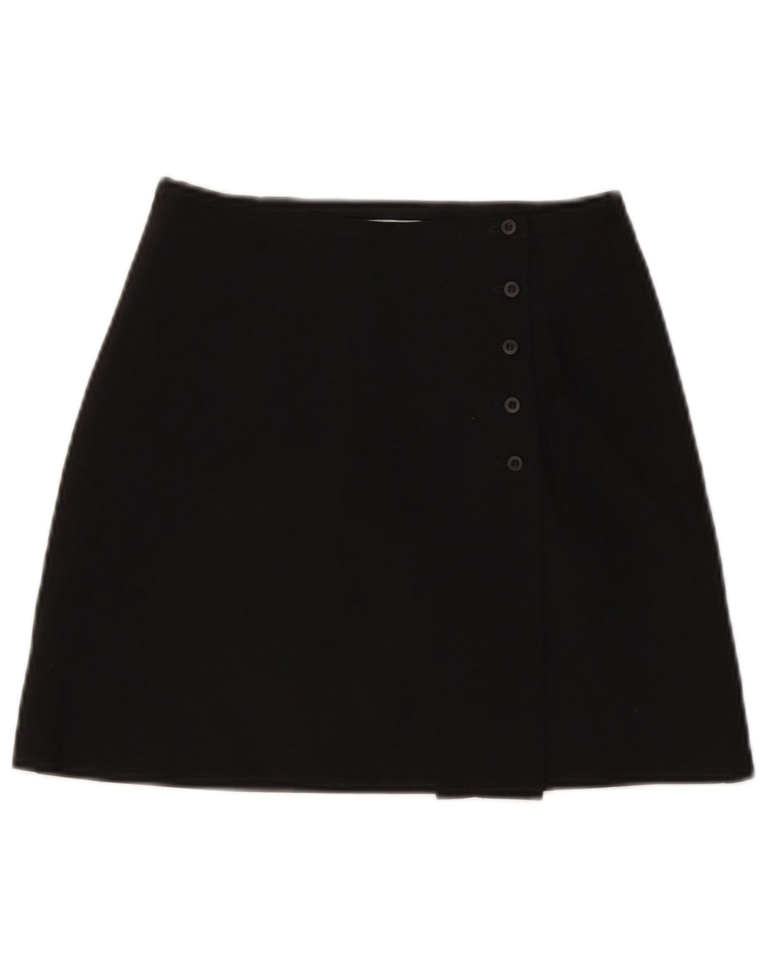 Женская мини-юбка с запахом Zara W24 XS, черный полиэстер