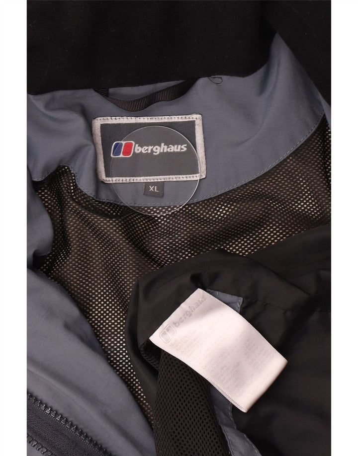 Berghaus Мужская дождевик с капюшоном UK 42 XL Темно-синий полиэстер