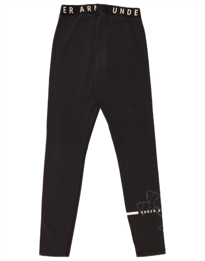 Женские леггинсы с рисунком Under Armour UK 10, маленькие, черные