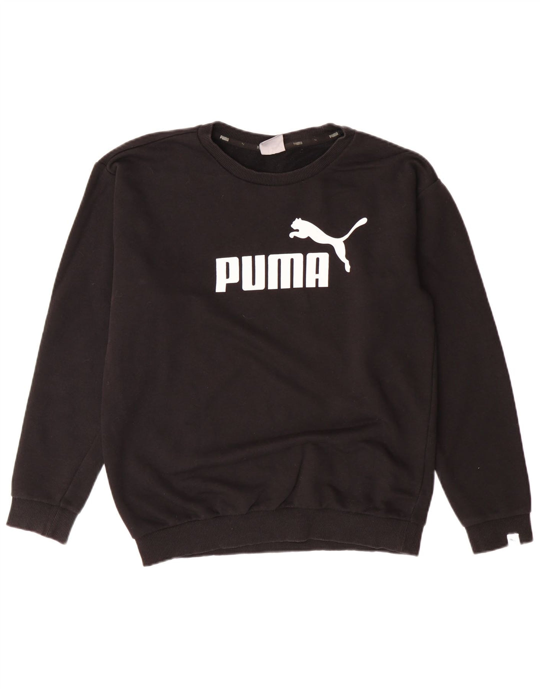 Женский свитер оверсайз с рисунком PUMA UK 10, маленький черный