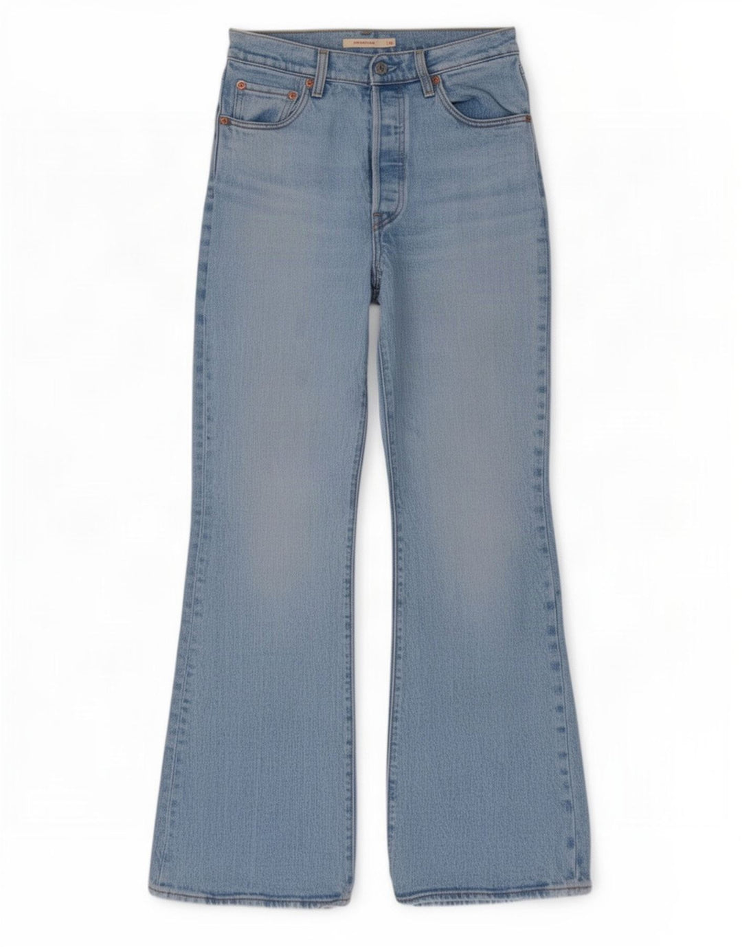 Женские расклешенные джинсы Levi's Ribcage W26 L30 синие