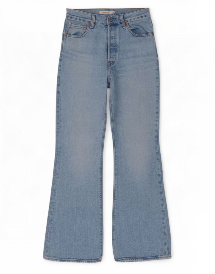 Женские расклешенные джинсы Levi's Ribcage W26 L30 синие