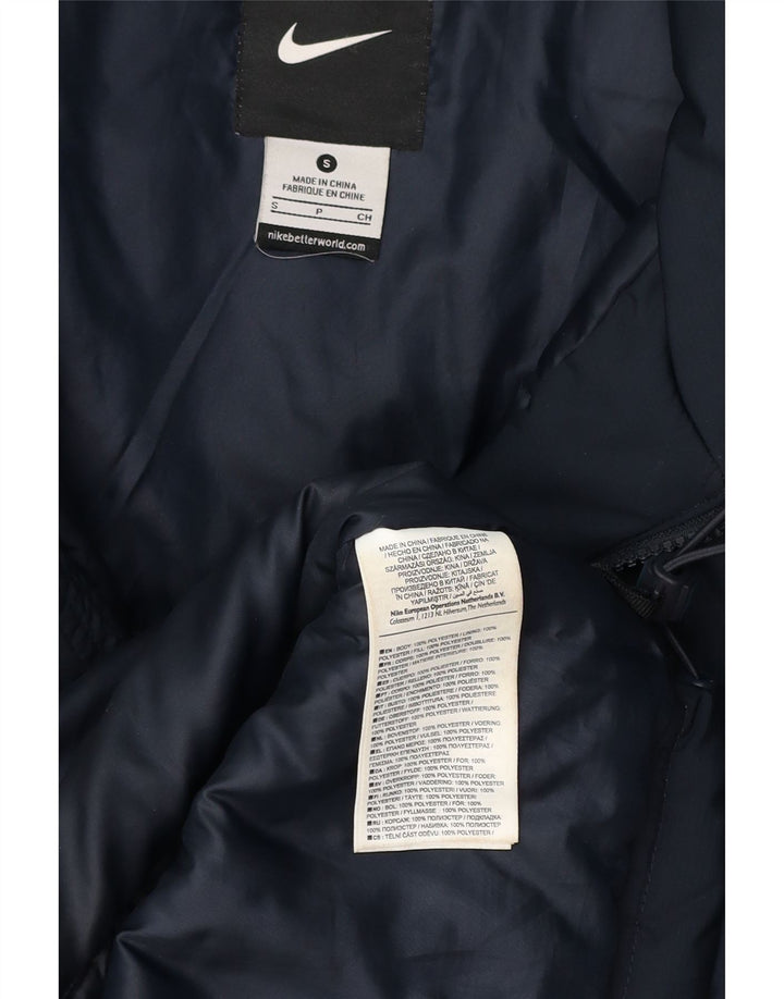 Мужская ветровка NIKE UK 36, маленькая, темно-синяя, полиэстер
