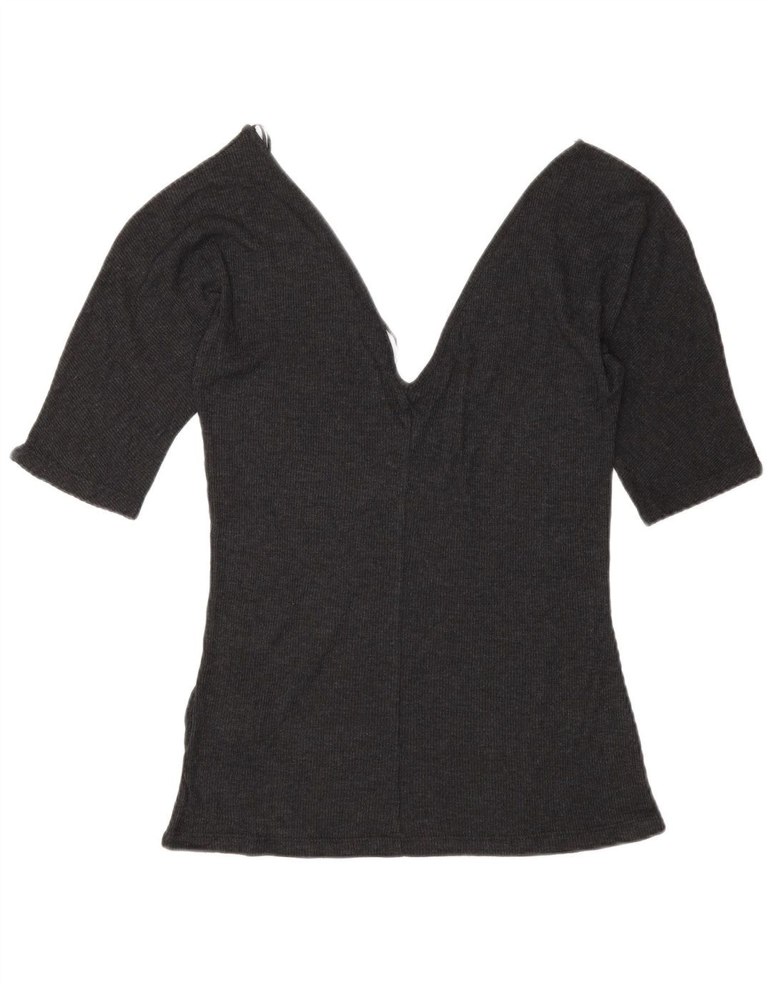 Женская блузка Zara Top UK 12, средний серый лиоцелл