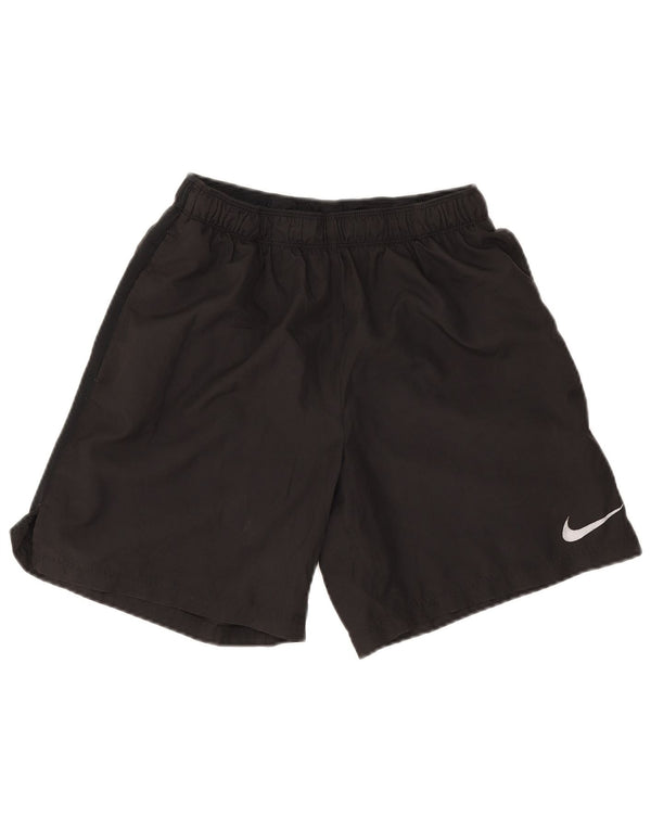 Женские спортивные шорты Nike Dri Fit UK 12, средний черный, полиэстер