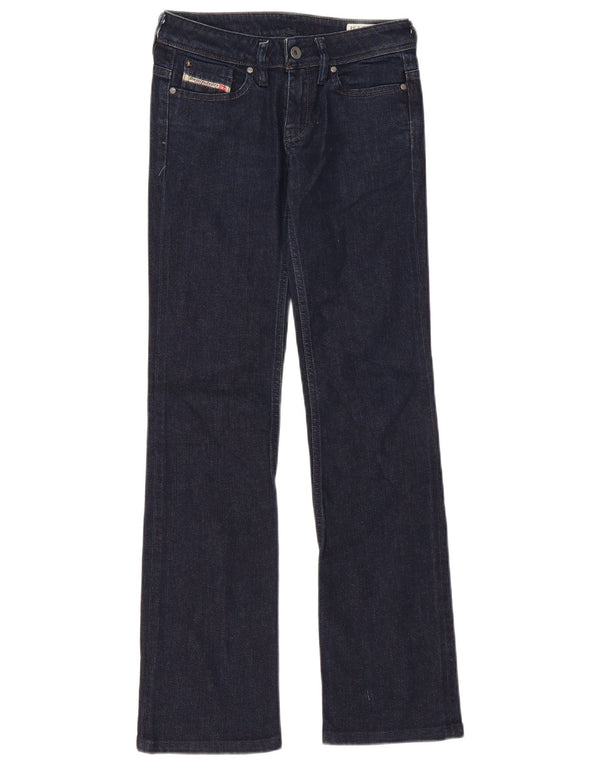 Женские джинсы Diesel BEBEL Bootcut W25 L30 Темно-синие, хлопок