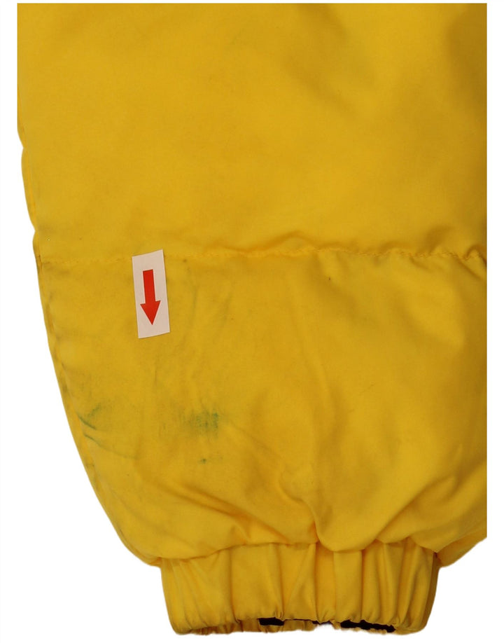 Женская двусторонняя стеганая куртка оверсайз Helly Hansen UK 10, маленькая, желтая