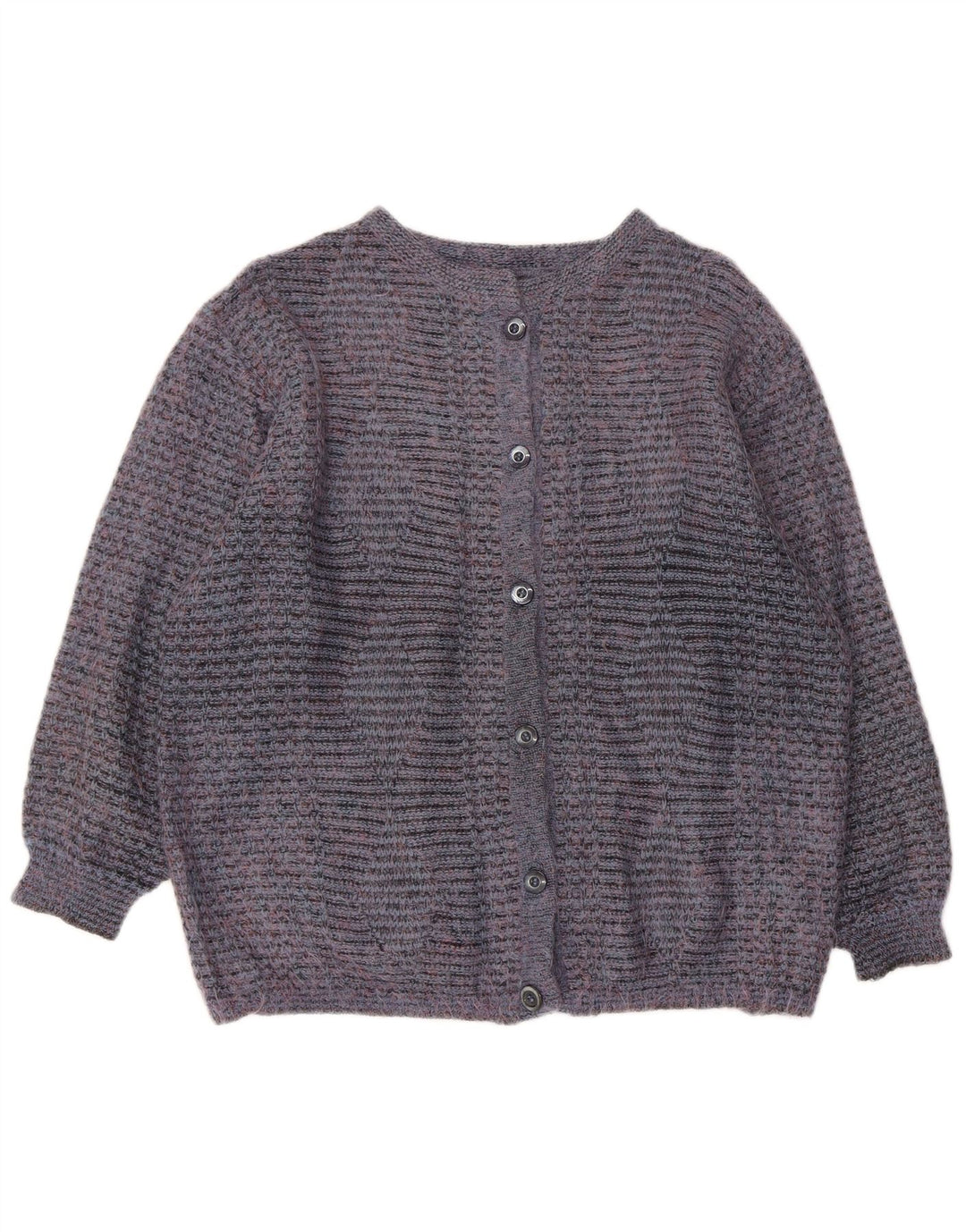 Винтажный женский кардиган-свитер UK 16, большой синий