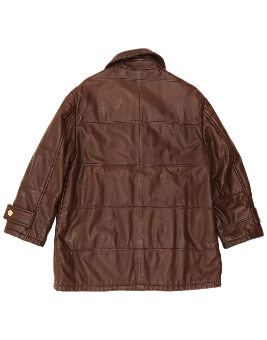 Винтажная женская кожаная куртка IT 42 Medium Brown