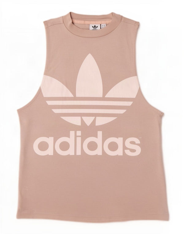 Женский жилет Adidas с графическим рисунком UK 6 XS Бежевый хлопок
