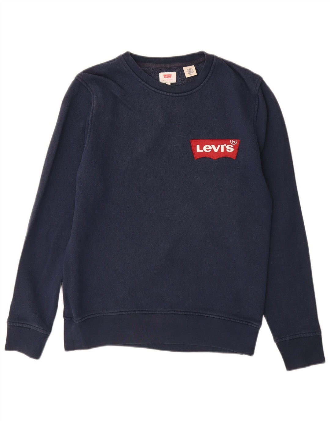 Мужской свитер LEVI'S, маленький джемпер, темно-синий, хлопок