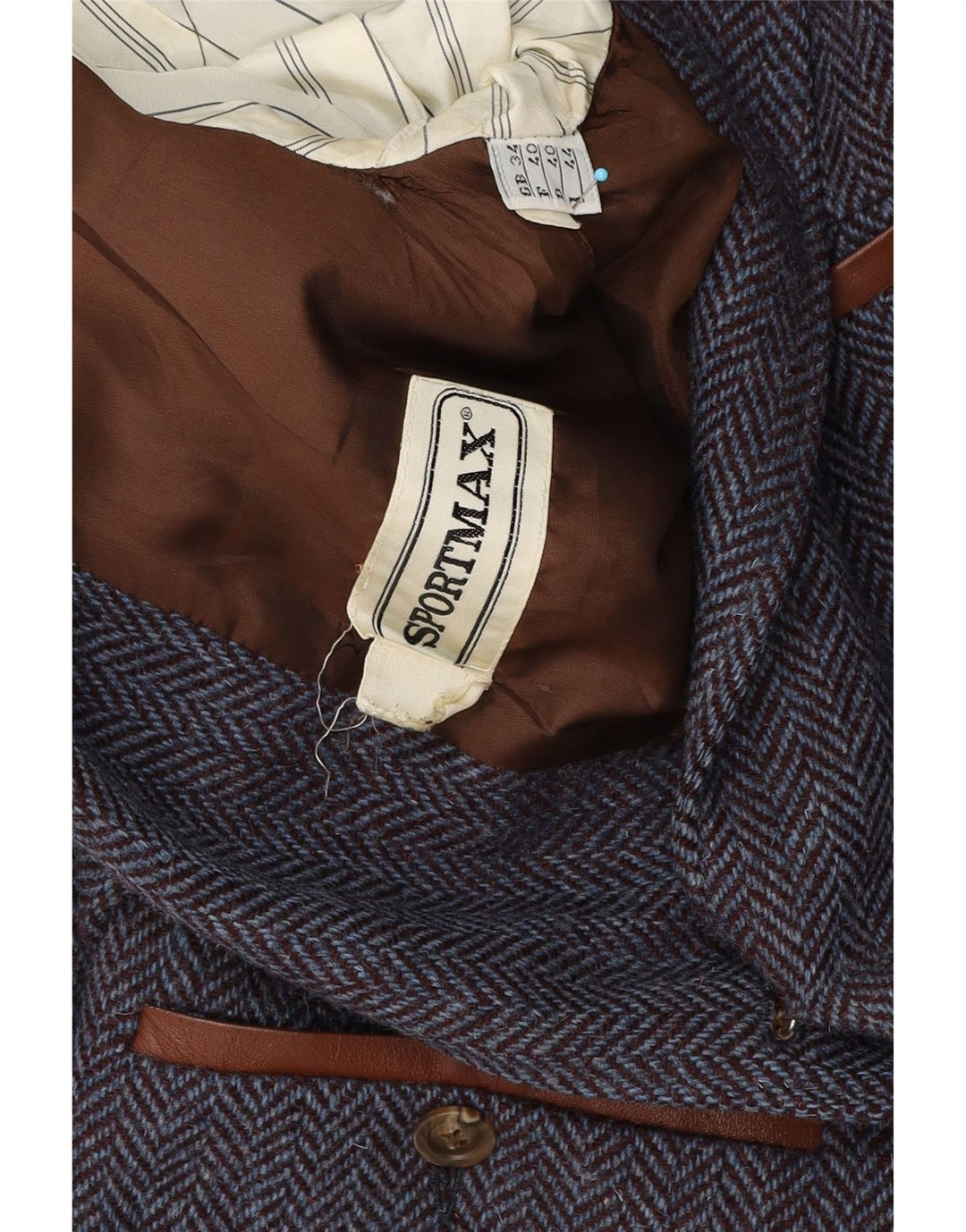 Женский пиджак Sportmax Country Wear IT 44 Medium Navy Blue