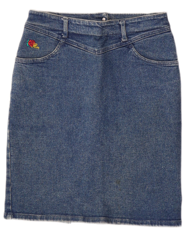 Женская джинсовая юбка MASH IT 42 Medium W32 Синяя, хлопок