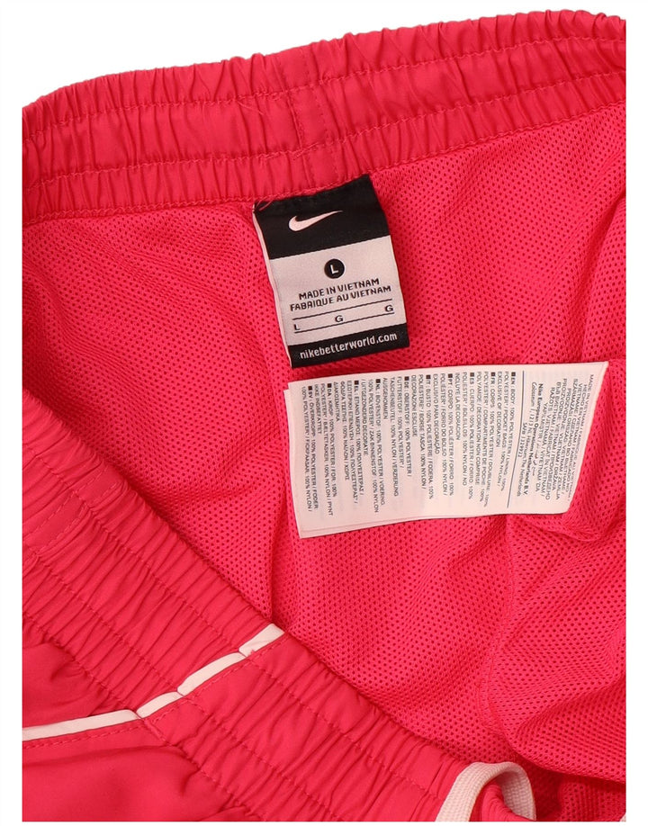 Мужские спортивные шорты Nike с графическим рисунком, большие розовые, полиэстер