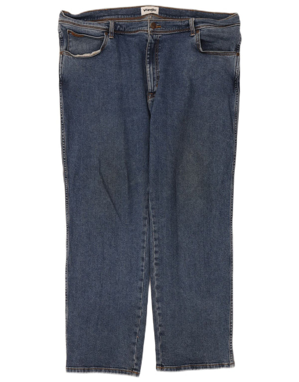 Мужские прямые джинсы Wrangler Texas W44 L30, синий хлопок