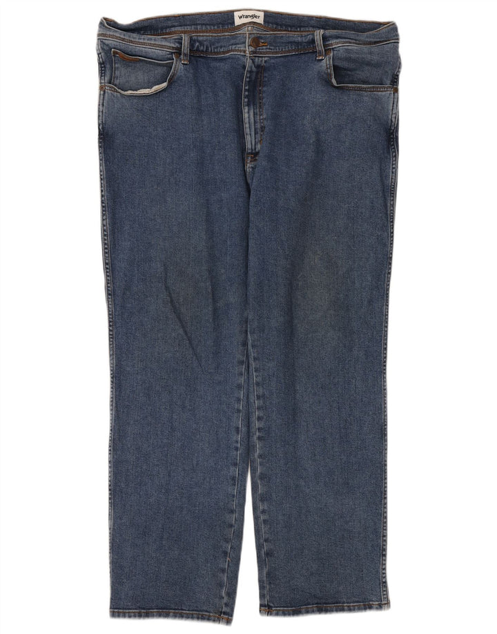 Мужские прямые джинсы Wrangler Texas W44 L30, синий хлопок
