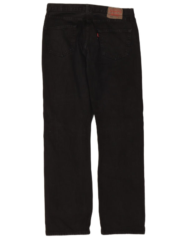 Мужские прямые джинсы Levi's 501 W36 L34, черный хлопок