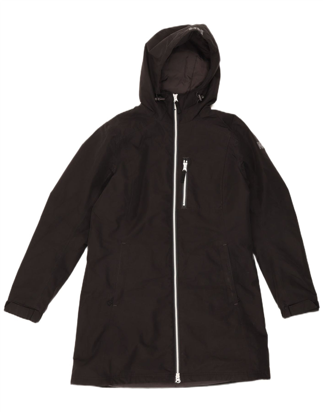 Helly Hansen Женская ветровка с капюшоном UK 14 Средний черный полиэстер