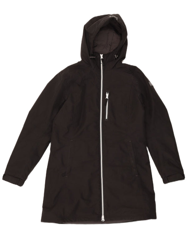 Helly Hansen Женская ветровка с капюшоном UK 14 Средний черный полиэстер