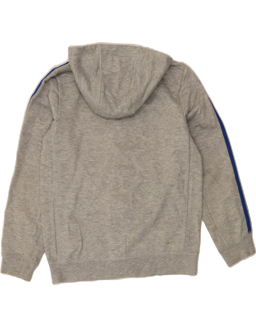 ADIDAS Boys Climalite Zip Hoodie Sweater 11-12 Years Grey Polyester Vintage Adidas and Second-Hand Adidas from Messina Hembry 
