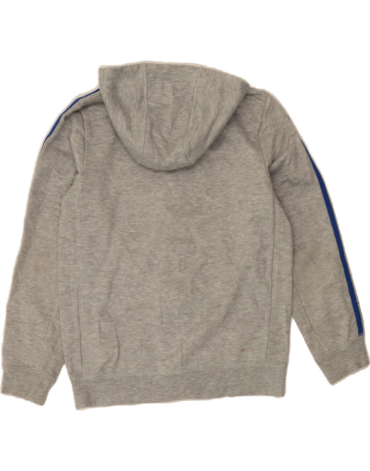 ADIDAS Boys Climalite Zip Hoodie Sweater 11-12 Years Grey Polyester Vintage Adidas and Second-Hand Adidas from Messina Hembry 