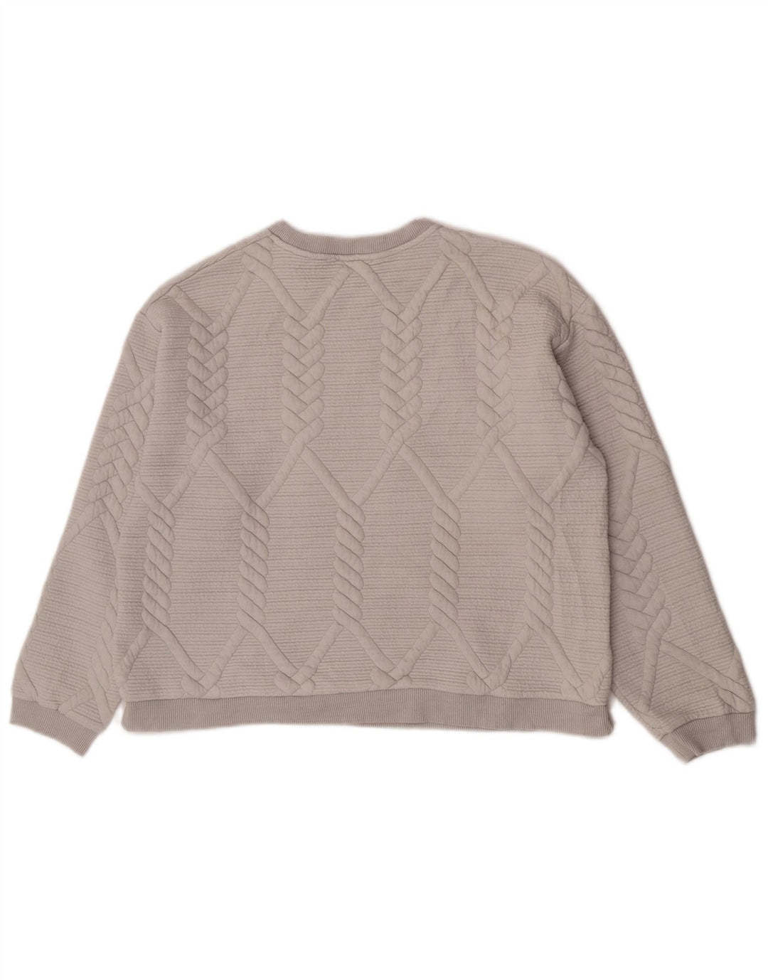 Женский свитер Zara UK 16, большой серый полиэстер