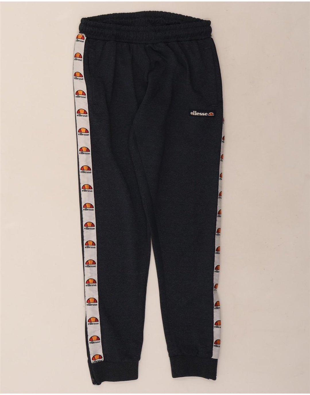 Мужские спортивные брюки Ellesse, джоггеры, средние, темно-синие, цветные блоки