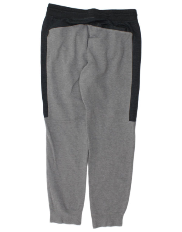 Nike Mens Tracksuit Trousers Joggers Medium Grey Colourblock Cotton