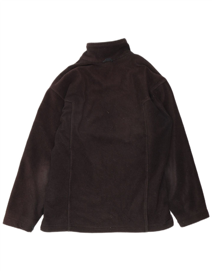 JACK WOLFSKIN Mens Fleece Jacket UK 38 Medium Black Polyester