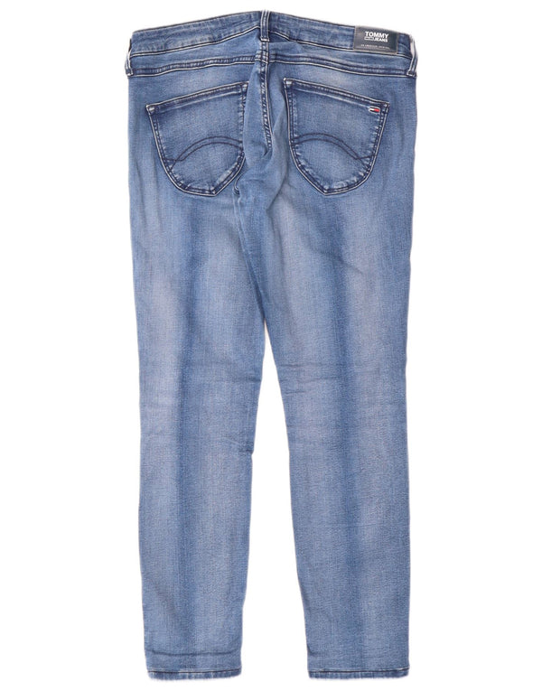 TOMMY HILFIGER Женские джинсы скинни Sophie с низкой талией W31 L27 Синий хлопок