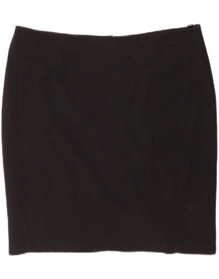 Женская юбка-карандаш Marks & Spencer UK 20 2XL W38, черный полиэстер