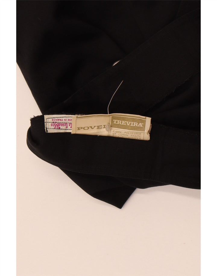 Женская юбка с запахом Trevira W32, большая, черная, полиэстер