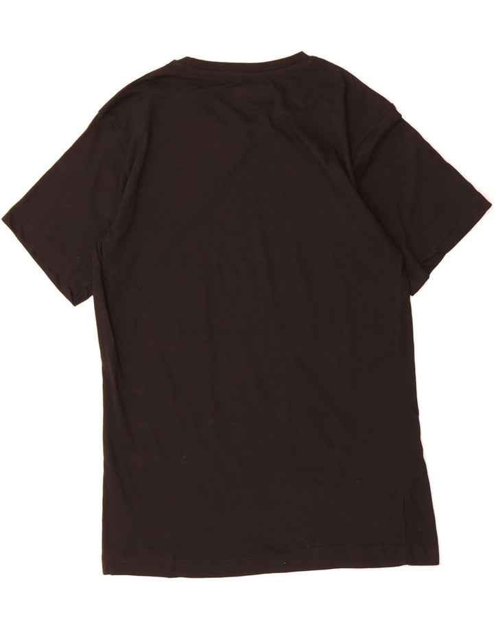 KAPPA Mens T-Shirt Top Medium Black Cotton Vintage Kappa and Second-Hand Kappa from Messina Hembry 