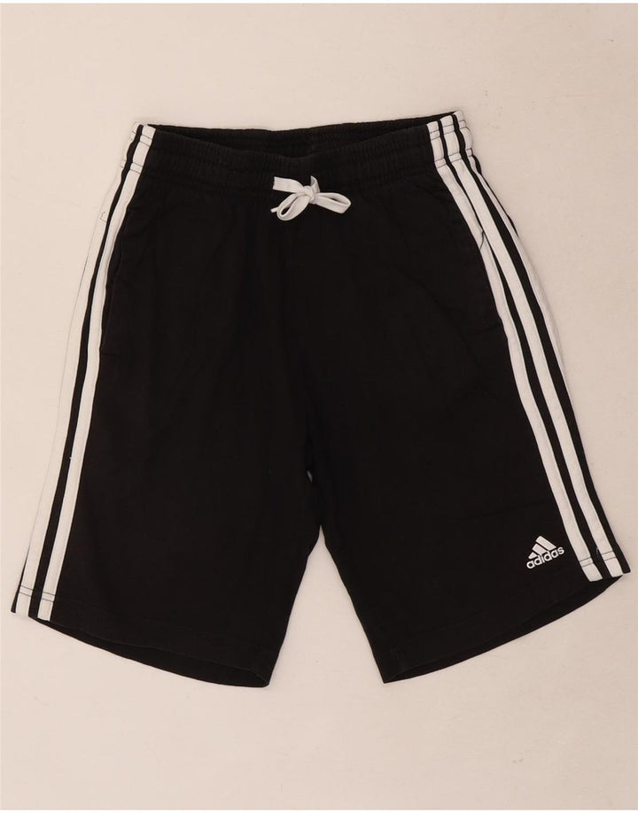 Спортивные шорты Adidas для мальчиков 11-12 лет, черные