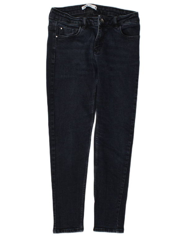 Женские узкие джинсы Zara EU 40 Medium W30 L26 Темно-синие, хлопок