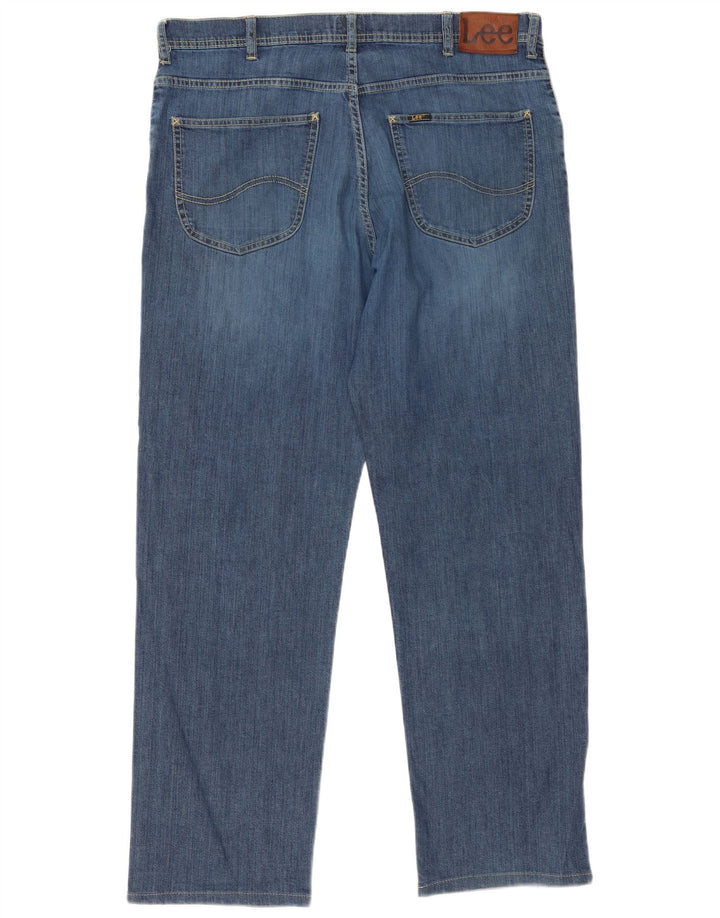 Мужские прямые джинсы Lee Brooklyn W38 L31, синий хлопок