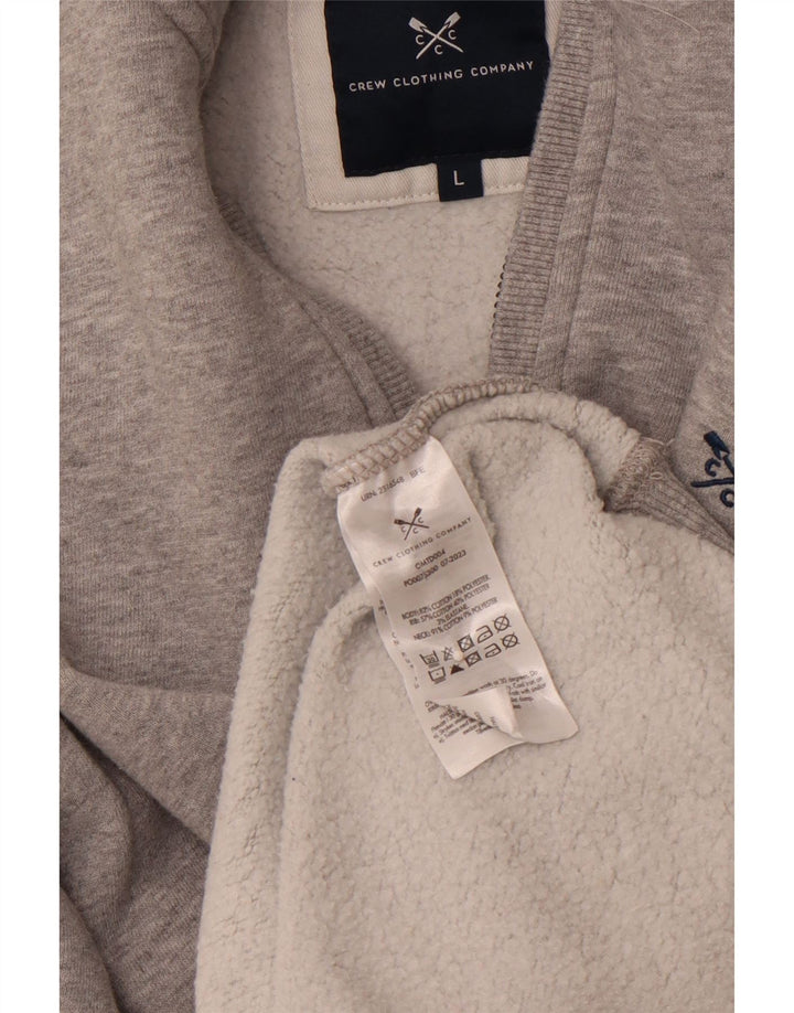 Мужская толстовка с воротником на молнии, джемпер, большой серый хлопок, одежда для экипажа